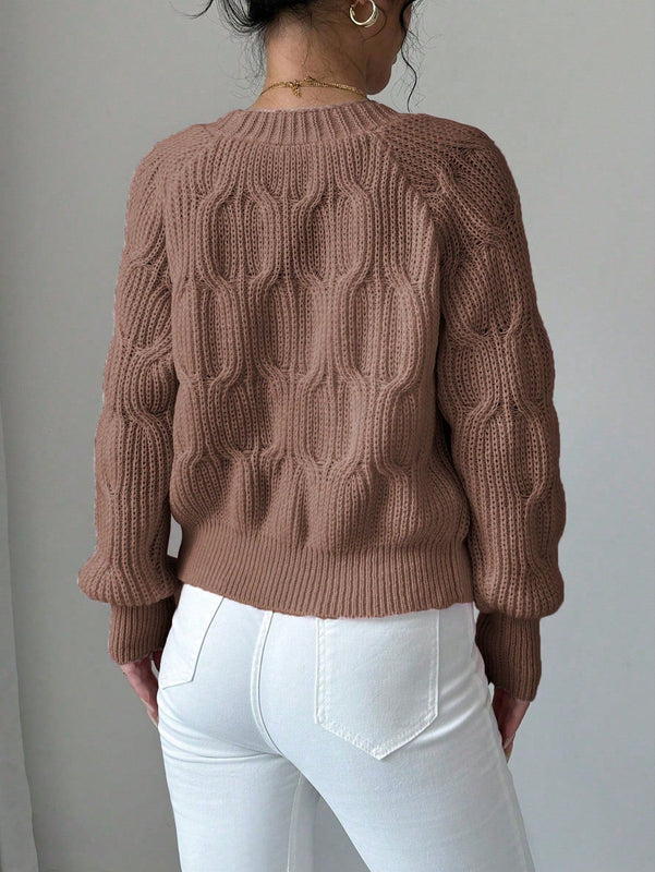 Elenzya chaqueta casual de mujer de unicolor con decoracion de mono, para otono/invierno