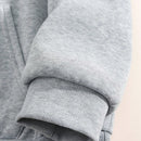 Ezwear sudadera holgada con estampado de lema casual de uso diario para damas, para otono/invierno