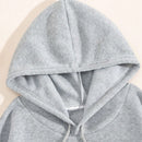 Ezwear sudadera holgada con estampado de lema casual de uso diario para damas, para otono/invierno
