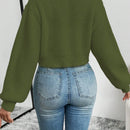 Essnce 1 pieza cardigan casual de manga larga con botones al frente y bordado floral