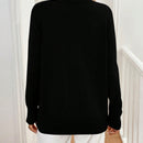 Frenchy 1 pieza blusa casual de manga larga y botones al frente, de estilo minimalista para mujeres