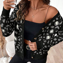 Essnce cardigan de manga larga con botones para mujer, diseno minimalista para uso diario