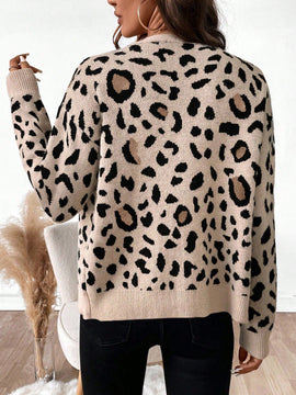Essnce cardigan de manga larga con botones para mujer, diseno minimalista para uso diario