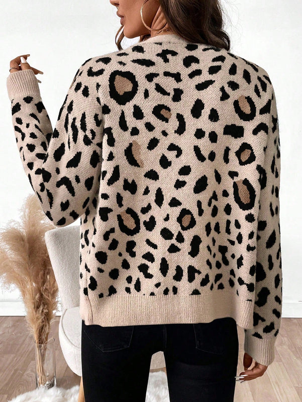 Essnce cardigan de manga larga con botones para mujer, diseno minimalista para uso diario