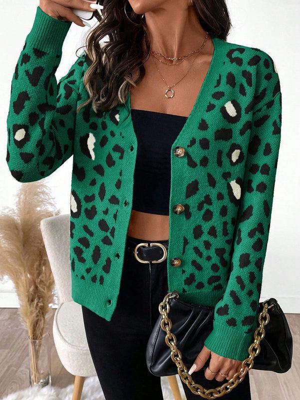 Essnce cardigan de manga larga con botones para mujer, diseno minimalista para uso diario