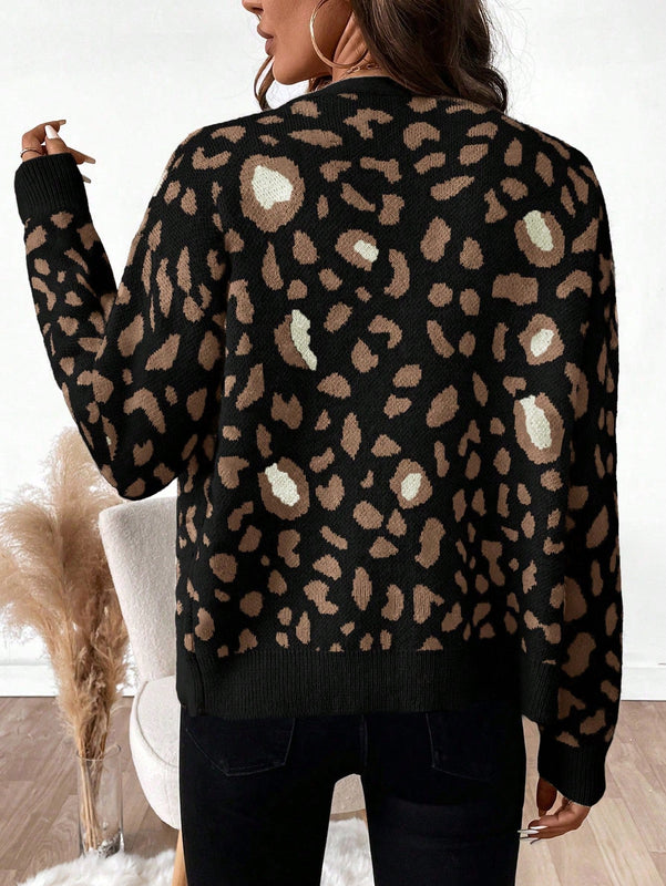 Essnce cardigan de manga larga con botones para mujer, diseno minimalista para uso diario