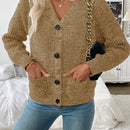 Frenchy chaqueta de punto grueso informal para mujer, otono/invierno