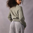 Athiral 1 pieza cardigan casual de un solo botonadura, de manga larga con hombros caidos, de un solo color, para mujer, ideal para otono/invierno