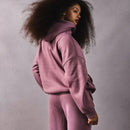 Athiral sudadera con capucha informal de unicolor para mujer, otono/invierno