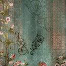 Lune sudadera con capucha de estampado floral vintage todo sobre en estilo minimalista casual, adecuada para otono/invierno