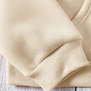 Ezwear 1 pieza sudadera con capucha de manga larga con estampado de letras y bolsillos para mujeres