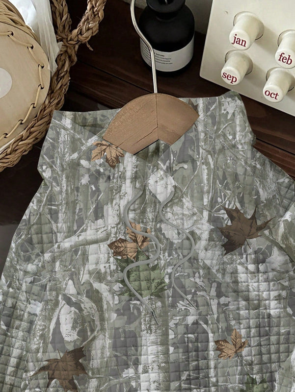 Ezwear sudadera holgada con capucha de felpa gruesa con estampado minimalista casual de leopardo y estrella en blanco para mujeres