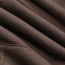 Dazy-less sudadera holgada con capucha y cordon, de unicolor, de manga larga y hombros caidos para mujer, para otono/invierno