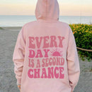 Sudadera con capucha de mujer, nueva para otono-invierno 2024, con estampado de letras, de corte holgado, de manga larga, calida y gruesa, con estilo y tendencia para capas