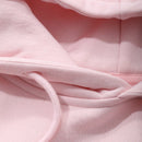 Dazy sudadera con capucha de manga larga con bloques de color y bolsillos para mujer, uso casual diario