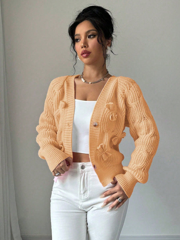 Elenzya chaqueta casual de mujer de unicolor con decoracion de mono, para otono/invierno