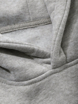 Dazy sudadera con capucha de felpa casual y holgada para mujeres
