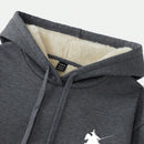 Ezwear sudadera holgada casual de cuello alto con media cremallera, estampado de la letra california, color blanco, con cordon ajustable, esponjosa y gruesa, apropiada para otono/invierno