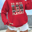 Sudadera unisex elegante, estilo regular, con capucha y cordon, informal, de manga larga