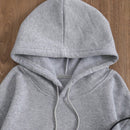 Essnce sudadera con capucha de manga larga de ajuste regular para mujer con estampado grafico de lema de mariposa y relampago para otono/invierno
