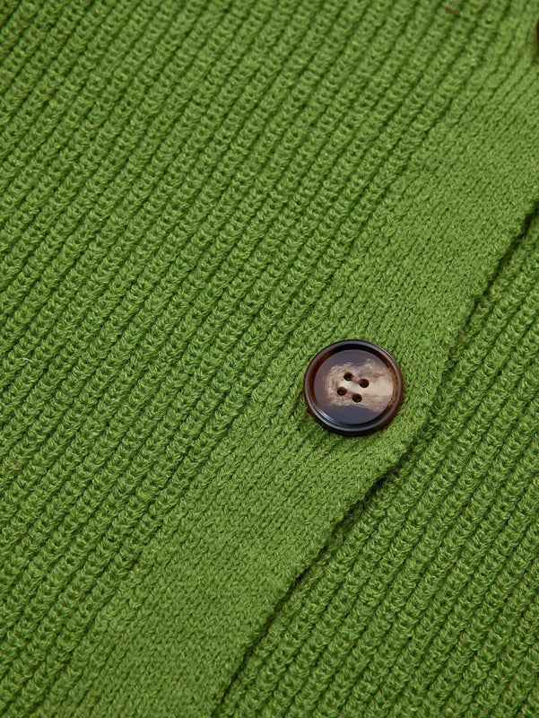 Bizwear cardigan verde tejido, forrado de polar, manga larga, abierto por delante, conjunto de fiesta navidena para mujer, ropa de oficina para otono/invierno