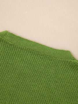 Bizwear cardigan verde tejido, forrado de polar, manga larga, abierto por delante, conjunto de fiesta navidena para mujer, ropa de oficina para otono/invierno