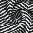 Bizwear cardigan de punto a color blanco y negro con forro de felpa, sudadera con capucha de manga larga, adecuado para uso de oficina, otono/invierno, accion de gracias