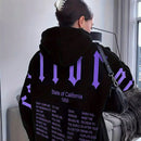 Essnce sudadera con capucha de ajuste holgado y cordon, con estampado de lema, para mujer, para otono/invierno