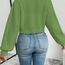 Essnce cardigan informal de mujer con botones delanteros y estampado de flores, apropiado para el uso diario en otono/invierno