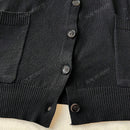 Cardigan de punto holgado y casual para uso diario, estilo callejero, para otono/invierno