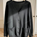 Cardigan de punto holgado y casual para uso diario, estilo callejero, para otono/invierno
