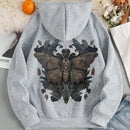Lune sudadera con capucha casual de mujer, minimalista y con estilo para uso diario