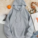 Lune sudadera casual holgada con capucha, de manga larga, con estampado de mariposas, y cordon de ajuste para mujer, apta para otono/invierno