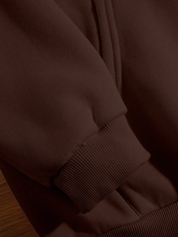 Slayr sudadera con capucha casual de invierno para mujer con estampado de lema