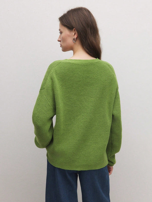 Bizwear cardigan verde tejido, forrado de polar, manga larga, abierto por delante, conjunto de fiesta navidena para mujer, ropa de oficina para otono/invierno