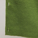 Bizwear cardigan verde tejido, forrado de polar, manga larga, abierto por delante, conjunto de fiesta navidena para mujer, ropa de oficina para otono/invierno