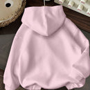 Attitoon sudadera holgada con capucha para mujer con estampado de estilo retro americano en ingles, adecuada para primavera, otono e invierno