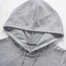 Lune sudadera con capucha y cordon, de manga larga, para uso casual en interiores y exteriores