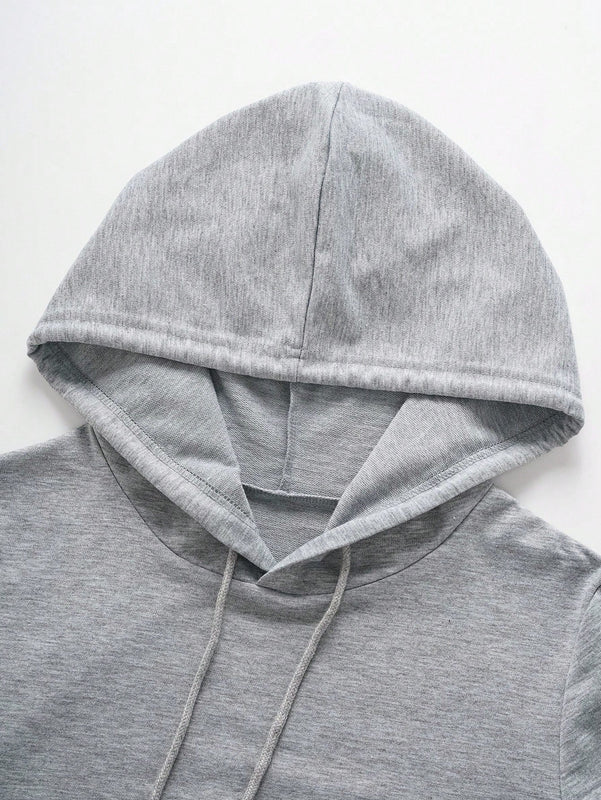 Lune sudadera con capucha y cordon, de manga larga, para uso casual en interiores y exteriores