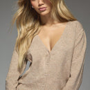 Missguided cardigan con escote en v y botones tejido