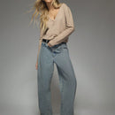 Missguided cardigan con escote en v y botones tejido