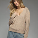 Missguided cardigan con escote en v y botones tejido