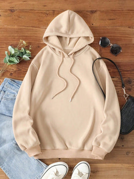 Essnce sudadera holgada de mujer con estampado de letras y mariposas de manga larga, para otono/invierno