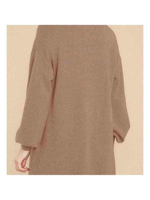 Cardigan de punto ligero para mujer secreteyard: kimono acogedor con frente abierto y mangas largas, disponible en tallas s a xxl, perfecto para viajes, trabajo y ocasiones informales en un elegante color azul