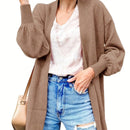 Cardigan de punto ligero para mujer secreteyard: kimono acogedor con frente abierto y mangas largas, disponible en tallas s a xxl, perfecto para viajes, trabajo y ocasiones informales en un elegante color azul
