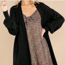 Cardigan de punto ligero para mujer secreteyard: kimono acogedor con frente abierto y mangas largas, disponible en tallas s a xxl, perfecto para viajes, trabajo y ocasiones informales en un elegante color azul