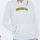 Adventure time x  sudadera con capucha holgada con bolsillo tipo canguro, estampado de eslogan de dibujos animados y cuello caido, para mujer, de uso casual en primavera y otono