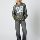 Ezwear sudadera informal con capucha y bolsillo con estampado de letras, para otono/invierno