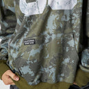 Ezwear sudadera informal con capucha y bolsillo con estampado de letras, para otono/invierno