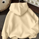 Ezwear sudadera holgada informal con capucha y estampado de arbol de navidad simple, adecuada para otono/invierno para mujeres